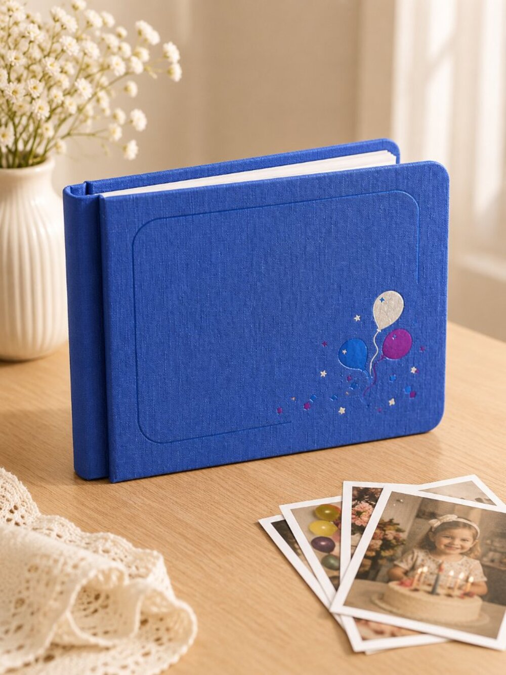 Creative Memories Celebrate 5x7 Scrapbook Album Blue LE Retired New Sealed